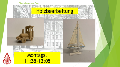 AG Holzbearbeitung - Beispiele