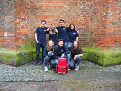 Schul-Sanitäter an der OzD - Gruppenbild
