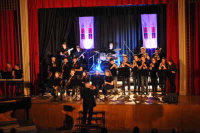 Die BigBand der OzD bei einem Auftritt
