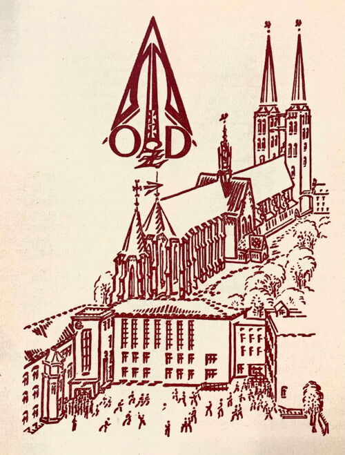 Logo der OzD, handgezeichnet von Asmus Jessen für eine Gedenkschrift