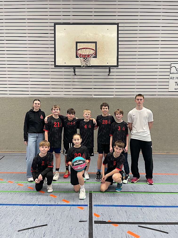 2. Platz im Basketball JtfO Bezirksfinale